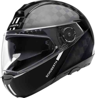 Schuberth C4 Pro Carbon Fusion Helm Zwart Wit XL