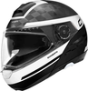 Schuberth C4 Pro Carbon Tempest Helm Zwart Wit 2XL