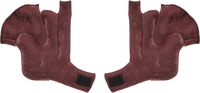 Schuberth C4 Pro Dames wangkussens,  rood,  afmeting S L M voor vrouw