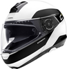 Schuberth C4 Pro Fragment helm,  zwart-wit,  afmeting L