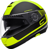 Schuberth C4 Pro Legacy helm,  zwart-geel,  afmeting XS