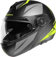 Schuberth C4 Pro Merak Helm,  geel,  afmeting L