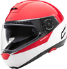 Schuberth C4 Pro Swipe Helm Wit Rood 3XL