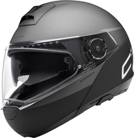 Schuberth C4 Pro Swipe helm,  zwart-grijs,  afmeting S