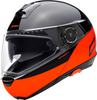 Schuberth C4 Pro Swipe helm,  zwart-oranje,  afmeting 2XL