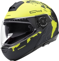Schuberth C4 Pro Women Magnitudo helm,  geel,  afmeting 53 voor vrouw