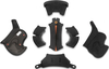Schuberth C5 / E2 Center Pad Set,  zwart,  afmeting L voor man