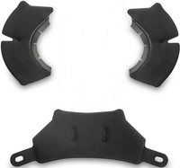 Schuberth C5 / E2 Center Pad voor lange koppen,  zwart,  afmeting L voor man