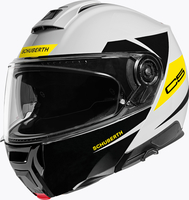 Schuberth C5 Eclipse Helm,  geel,  afmeting 3XL voor man