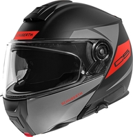Schuberth C5 Eclipse Helm,  zwart-grijs,  afmeting 3XL voor man