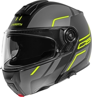 Schuberth C5 Master Helm,  geel,  afmeting XL voor man