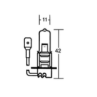 SHIN YO H3 Gloeilamp 12V 55W,  PK 22S,  wit