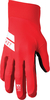 Thor Agile Hero Motorcross handschoenen,  wit-rood,  afmeting M