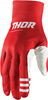 Thor Agile Plus Motorcross handschoenen,  rood,  afmeting S