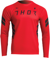 Thor Assist Sting Longsleeve Fiets Jersey,  zwart-rood,  afmeting S