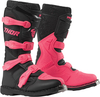 Thor Blitz XP Dames Motorcross Laarzen,  zwart-pink,  afmeting 39 40 voor vrouw