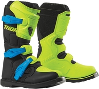 Thor Blitz XP Jeugd Motorcross Laarzen,  zwart-geel,  afmeting 36 37 38
