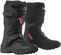 Thor Blitz XP Mini Kinderen Motorcross Laarzen,  zwart-pink,  afmeting 47 48