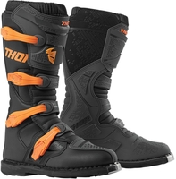Thor Blitz XP Motorcross Laarzen,  grijs-oranje,  afmeting 51 52 voor vrouw