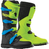 Thor Blitz XP Motorcross Laarzen,  zwart-grijs-blauw,  afmeting 50 voor vrouw