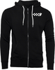 Thor Checkers Hoodie met ritssluiting,  zwart,  afmeting M