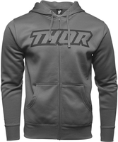 Thor Clutch Zip-Up Hoodie,  grijs,  afmeting L