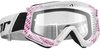 Thor Combat Cap Motorcross Goggle,  wit-pink