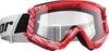 Thor Combat Cap Motorcross Goggle,  wit-rood