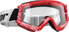 Thor Combat Jeugd Motocross bril,  wit-rood