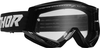 Thor Combat Racer Jeugd Motorcross Goggles,  zwart-wit