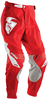 Thor Core Contro Motorcross broek,  wit-rood,  afmeting 30