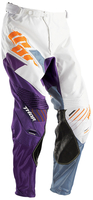 Thor Core Merge Broek,  wit-donkerrood,  afmeting 30