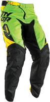 Thor Fuse Dazz Motorcross broek,  groen-geel,  afmeting 36
