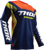 Thor Fuse Propel Jersey,  blauw-oranje,  afmeting S