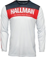 Thor Hallman Collection TAPD Air Motorcross Jersey,  wit-rood-blauw,  afmeting 2XL