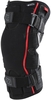 Troy Lee Designs 6400 Knie bretels,  zwart-rood,  afmeting S voor man