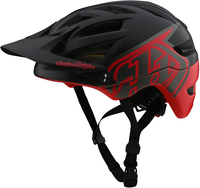 Troy Lee Designs A1 Classic Fiets helm,  zwart-rood,  afmeting M L