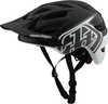 Troy Lee Designs A1 Classic Fiets helm,  zwart-wit,  afmeting XS
