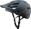 Troy Lee Designs A1 Drone Fiets helm Zwart Grijs XS S