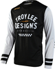 Troy Lee Designs Scout GP Ride On Motorcross jersey,  zwart-wit,  afmeting L