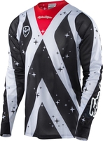 Troy Lee Designs SE Air Phantom,  zwart-wit,  afmeting S