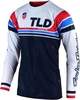 Troy Lee Designs SE Air Seca Motorcross Jersey Wit Blauw XL