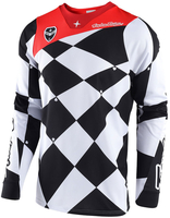 Troy Lee Designs SE Joker Jersey,  zwart-wit,  afmeting M