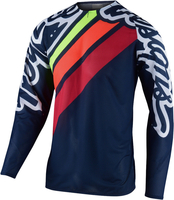 Troy Lee Designs SE Pro Air Seca 2.0 Motocross Jersey,  wit-blauw,  afmeting L