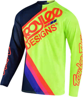Troy Lee Designs SE Pro Air Tilt Motocross Jersey Blauw Geel S