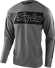 Troy Lee Designs SE Pro Air Vox Motorcross Jersey,  zwart-grijs,  afmeting XL