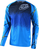Troy Lee Designs SE Pro Air Webstar Motorcross Jersey,  blauw,  afmeting XL