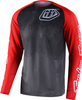 Troy Lee Designs SE Pro Air Webstar Motorcross Jersey,  zwart-rood,  afmeting XL