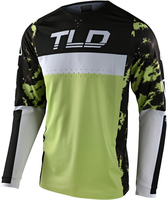 Troy Lee Designs SE Pro Dyeno Motorcross Jersey,  zwart-groen,  afmeting XL