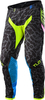 Troy Lee Designs SE Pro Fractura Motorcross broek,  zwart-geel,  afmeting 36